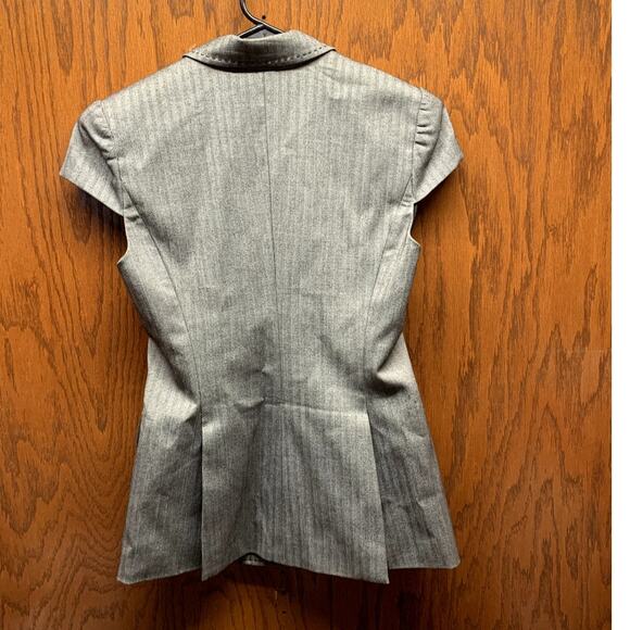 BCBG Maxazria Sleeveless Suit Jacket - Picture 2 of 5